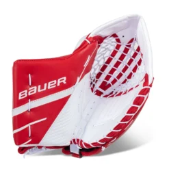 Bauer Supreme 3S Senior Goalie Catcher -Bauer bauer catchers bauer supreme 3s senior goalie catcher white red regular 28743621410882