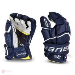 Bauer Supreme 2S Junior Hockey Gloves -Bauer bauer gloves bauer supreme 2s junior hockey gloves navy 10 28743792066626