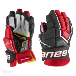 Bauer Supreme 3S Senior Hockey Gloves -Bauer bauer gloves bauer supreme 3s senior hockey gloves black red 14 28743840202818