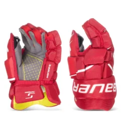 Bauer Supreme M3 Junior Hockey Gloves -Bauer bauer gloves bauer supreme m3 junior hockey gloves red 11 30597251301442