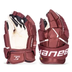 Bauer Supreme M5 Pro Intermediate Hockey Gloves 23 Bauer Supreme M5 Pro Intermediate Hockey Gloves -Bauer bauer gloves bauer supreme m5 pro intermediate hockey gloves maroon 12 30597265424450
