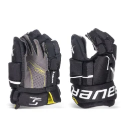 Bauer Supreme Mach Junior Hockey Gloves 20 Bauer Supreme Mach Junior Hockey Gloves -Bauer bauer gloves bauer supreme mach junior hockey gloves black white 10 30597294555202