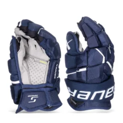 Bauer Supreme Mach Senior Hockey Gloves -Bauer bauer gloves bauer supreme mach senior hockey gloves navy 14 30597298618434