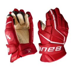 Bauer Vapor 3X Pro Intermediate Hockey Gloves -Bauer bauer gloves bauer vapor 3x pro intermediate hockey gloves red 12 29160789737538