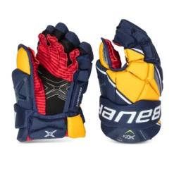 Bauer Vapor X2.9 Senior Hockey Gloves -Bauer bauer gloves bauer vapor x2 9 senior hockey gloves navy gold 13 28743799603266