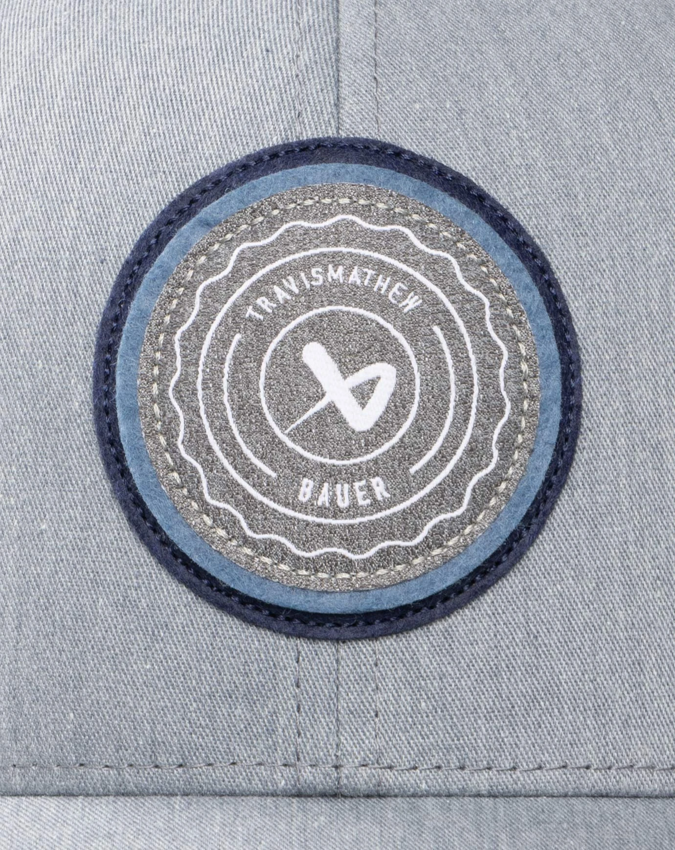 Bauer Travis Mathew BA Patch Hat - Grey 4 Bauer Travis Mathew BA Patch Hat - Grey - Image 4