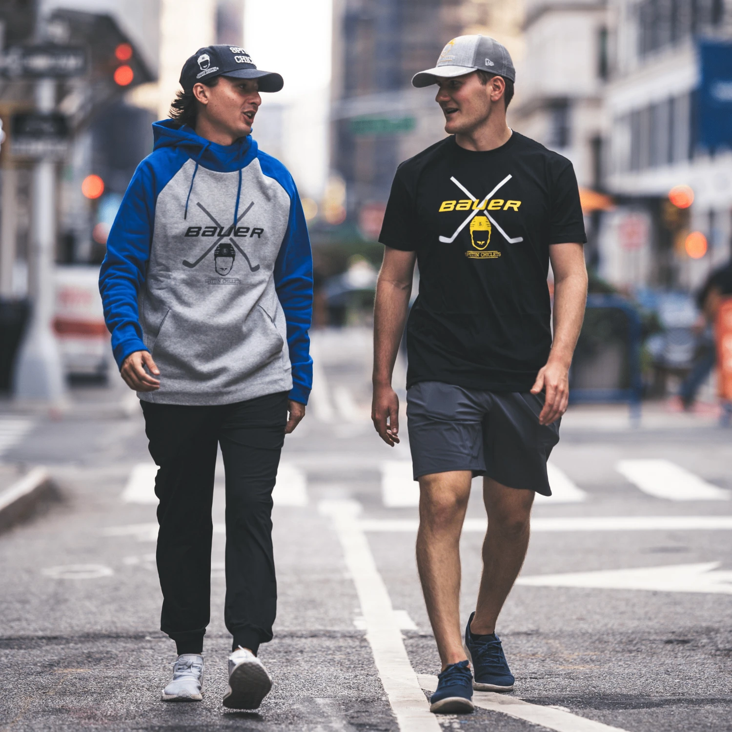 Bauer Spittin' Chiclets Colab Mens Hoodie 3 Bauer Spittin' Chiclets Colab Mens Hoodie - Image 3