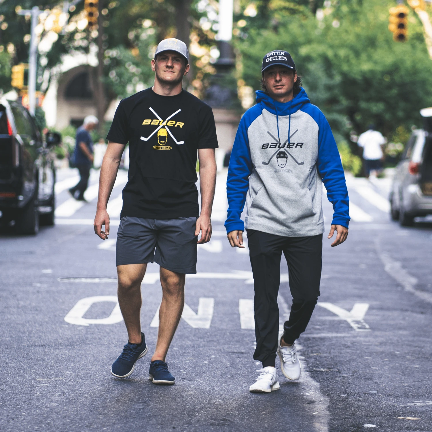 Bauer Spittin' Chiclets Colab Mens Hoodie 4 Bauer Spittin' Chiclets Colab Mens Hoodie - Image 4