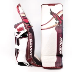 Bauer Supreme Pro Custom Senior Goalie Leg Pads - Jack Moffat -Bauer bauer leg pads bauer supreme pro custom senior goalie leg pads jack moffat eagles l 30055531118658
