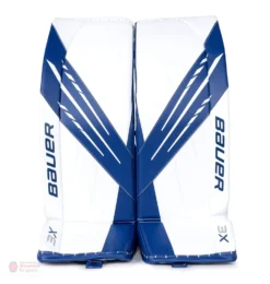 Bauer Vapor 3X Intermediate Goalie Leg Pads -Bauer bauer leg pads bauer vapor 3x intermediate goalie leg pads white blue l 32 28744284438594
