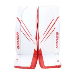 Bauer Vapor 3X Intermediate Goalie Leg Pads -Bauer bauer leg pads bauer vapor 3x intermediate goalie leg pads white white red l 29973257125954