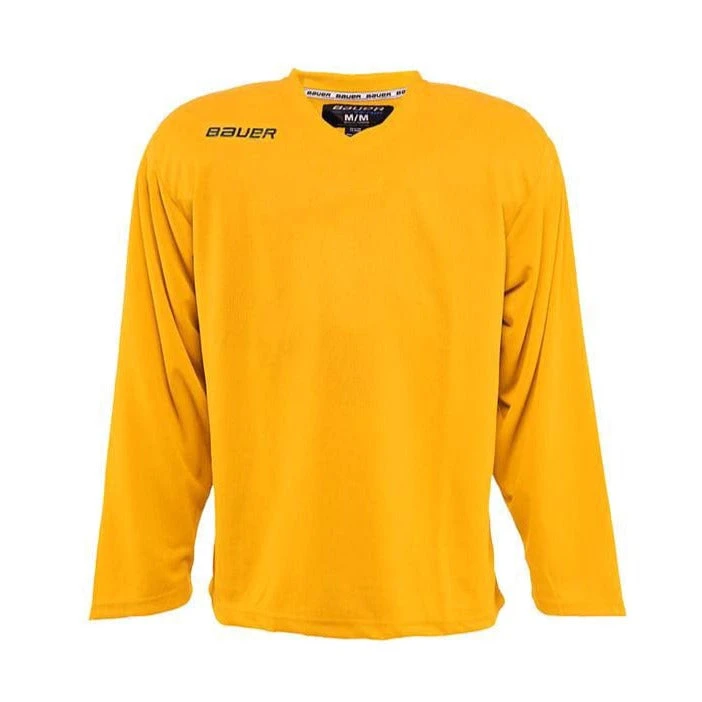 Bauer Core Junior Goalie Practice Jersey - Gold 1 Bauer Core Junior Goalie Practice Jersey - Gold