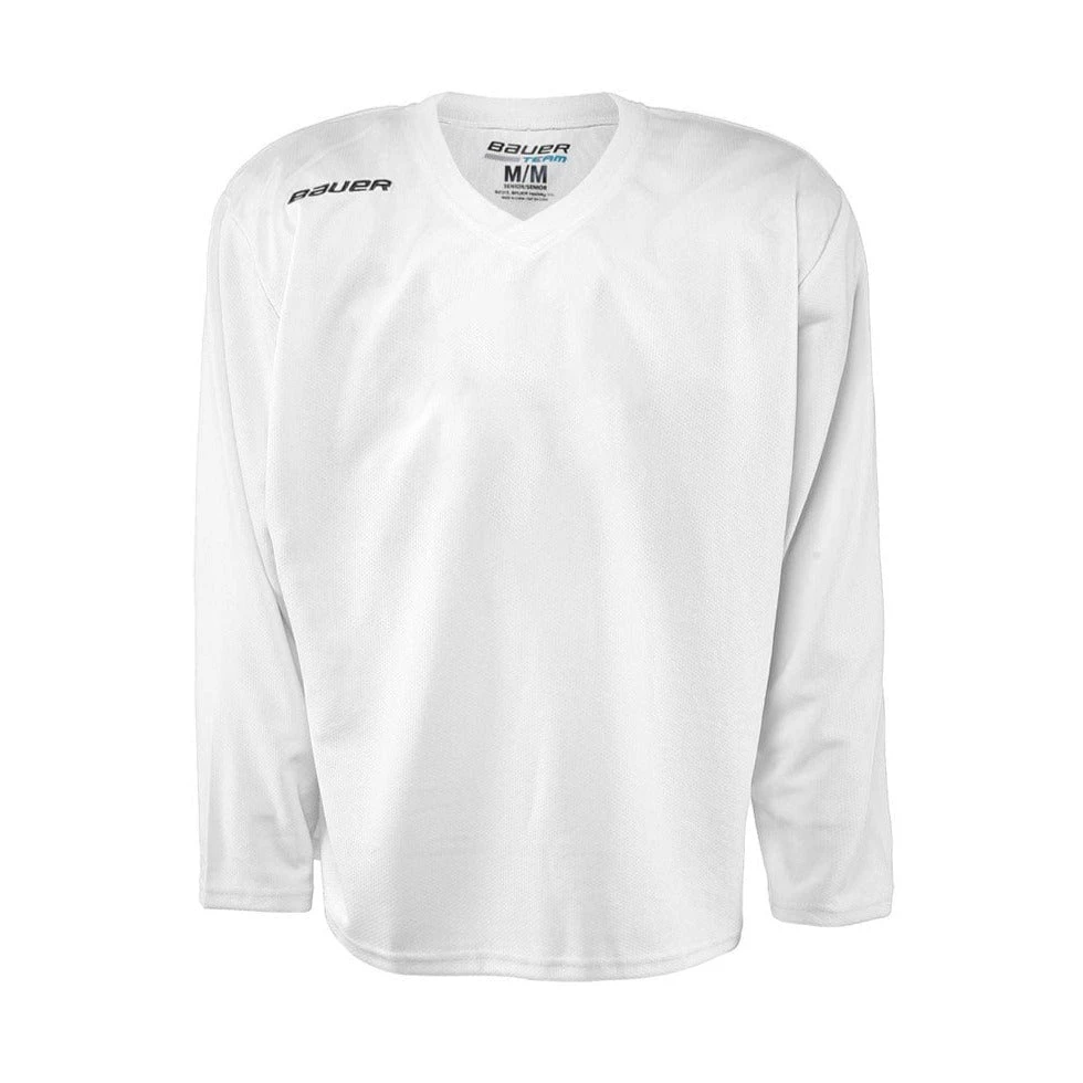 Bauer Core Junior Practice Jersey - White 1 Bauer Core Junior Practice Jersey - White