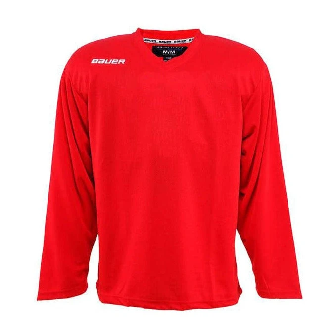 Bauer Core Senior Practice Jersey - Red 1 Bauer Core Senior Practice Jersey - Red