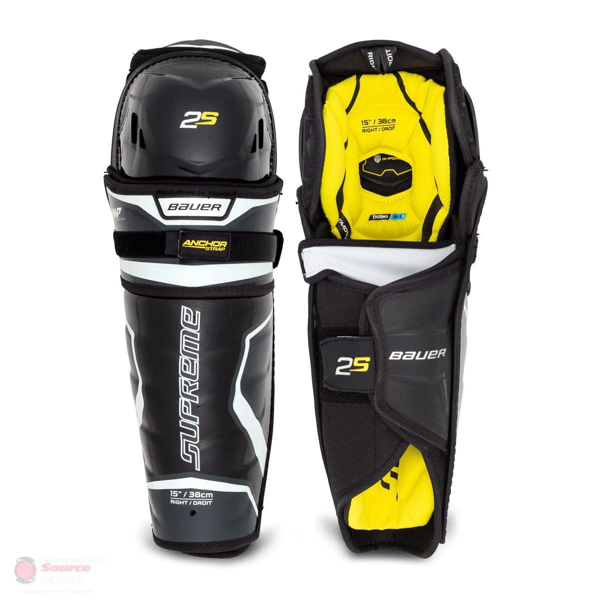 Bauer Supreme 2S Senior Hockey Shin Guards 1 Bauer Supreme 2S Senior Hockey Shin Guards
