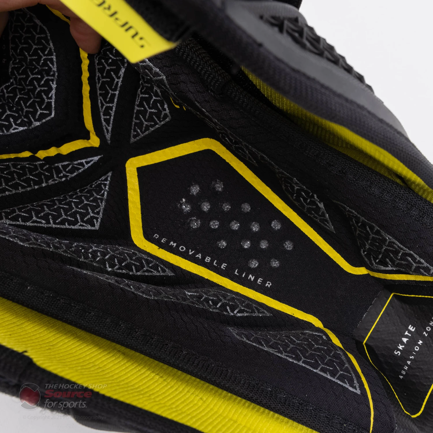 Bauer Supreme UltraSonic Junior Hockey Shin Guards 9 Bauer Supreme UltraSonic Junior Hockey Shin Guards - Image 9