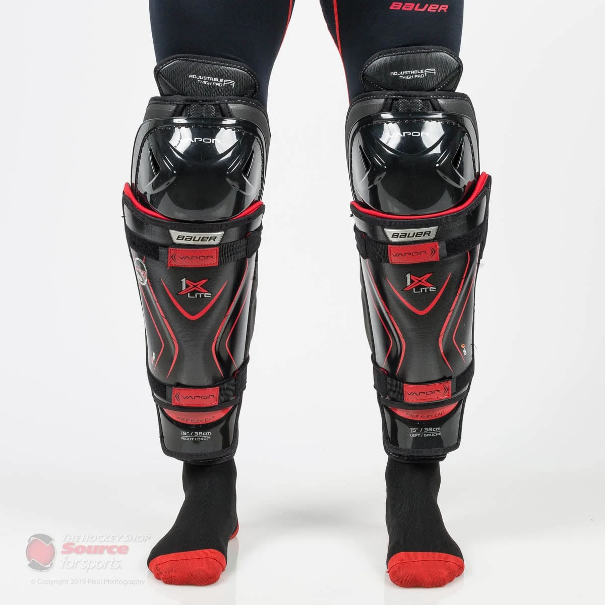 Bauer Vapor 1X Lite Senior Hockey Shin Guards 2 Bauer Vapor 1X Lite Senior Hockey Shin Guards - Image 2