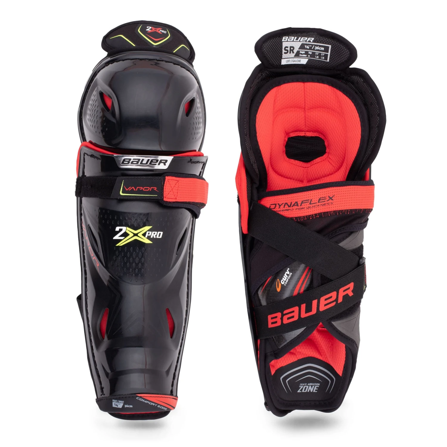 Bauer Vapor 2X Pro Senior Hockey Shin Guards 1 Bauer Vapor 2X Pro Senior Hockey Shin Guards