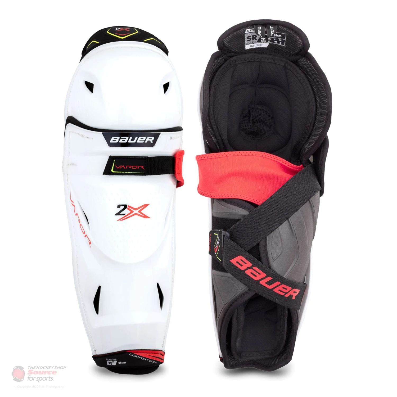 Bauer Vapor 2X Senior Shin Guards 1 Bauer Vapor 2X Senior Shin Guards