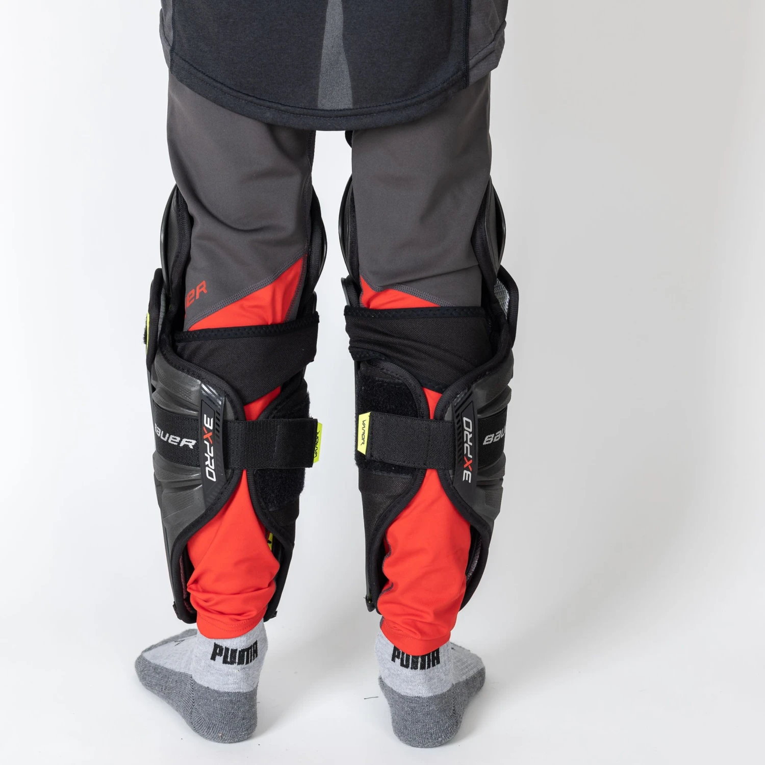Bauer Vapor 3X Pro Junior Hockey Shin Guards 4 Bauer Vapor 3X Pro Junior Hockey Shin Guards - Image 4