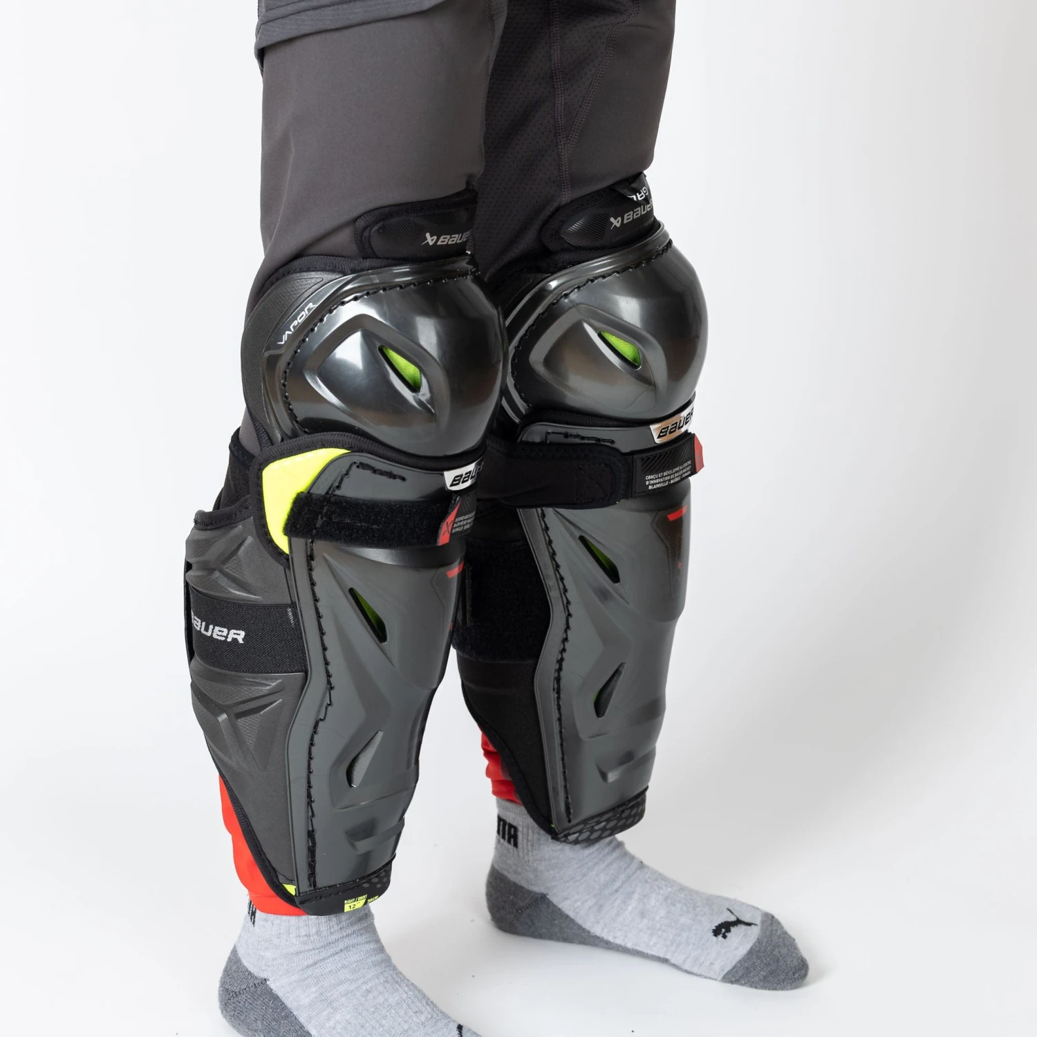 Bauer Vapor 3X Pro Junior Hockey Shin Guards 3 Bauer Vapor 3X Pro Junior Hockey Shin Guards - Image 3