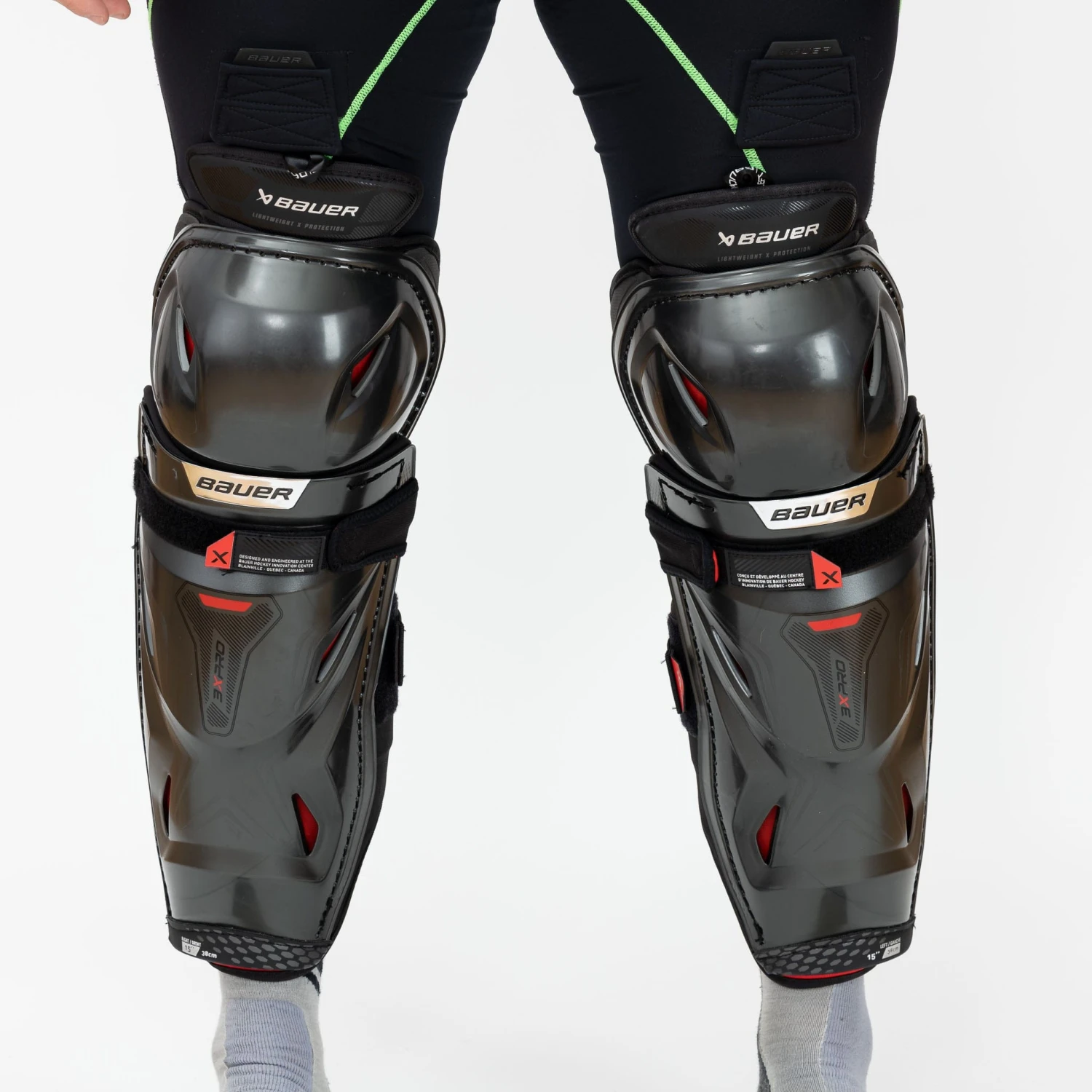 Bauer Vapor 3X Pro Senior Hockey Shin Guards 2 Bauer Vapor 3X Pro Senior Hockey Shin Guards - Image 2
