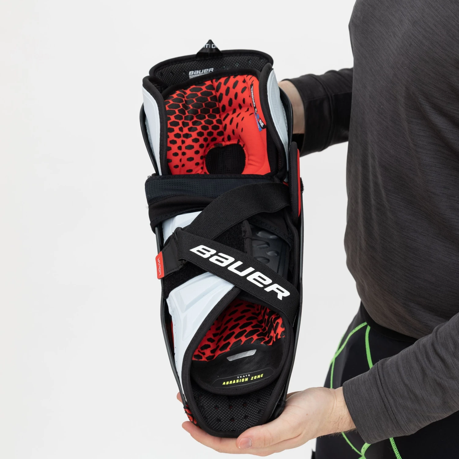 Bauer Vapor Hyperlite Intermediate Hockey Shin Guards 12 Bauer Vapor Hyperlite Intermediate Hockey Shin Guards - Image 12