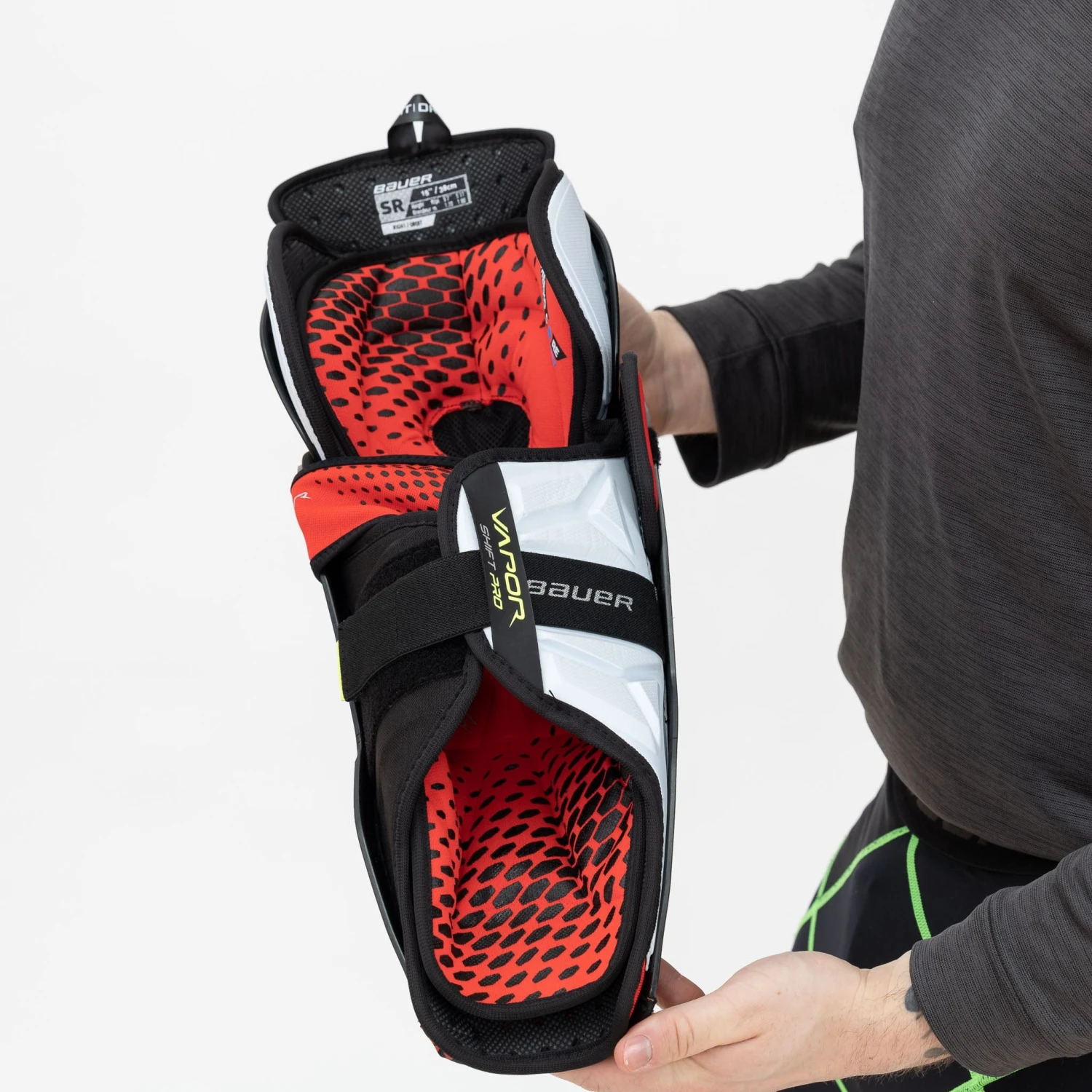 Bauer Vapor Shift Pro Junior Hockey Shin Guards 10 Bauer Vapor Shift Pro Junior Hockey Shin Guards - Image 10