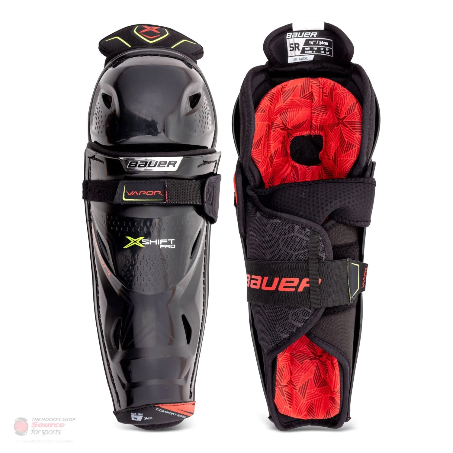 Bauer Vapor X Shift Pro Senior Hockey Shin Guards (2020) 1 Bauer Vapor X Shift Pro Senior Hockey Shin Guards (2020)