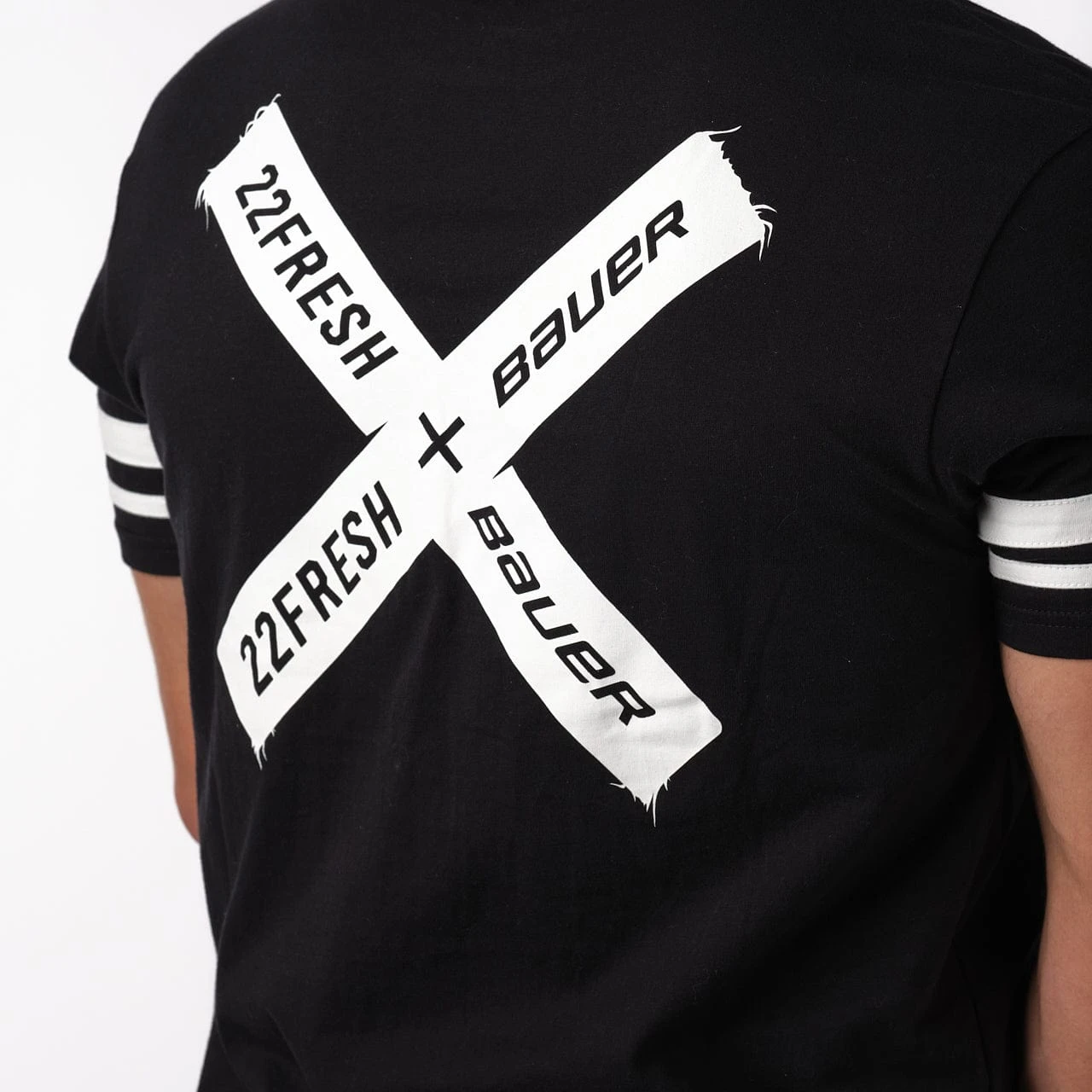 Bauer 22Fresh Ringer Shortsleeve Mens Shirt 2 Bauer 22Fresh Ringer Shortsleeve Mens Shirt - Image 2