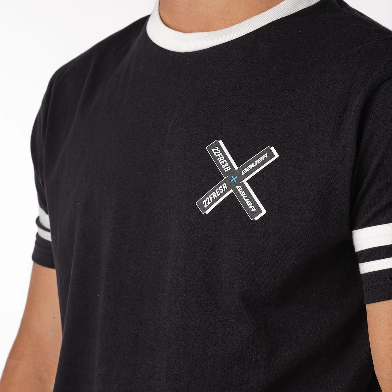 Bauer 22Fresh Ringer Shortsleeve Mens Shirt 3 Bauer 22Fresh Ringer Shortsleeve Mens Shirt - Image 3