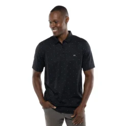Bauer Travis Mathew On The Screws Mens Polo Shirt - Black