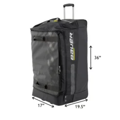 Bauer Elite Senior Wheel Hockey Bag -Bauer bauer wheeled hockey bags bauer elite senior wheel hockey bag black sr 28989036691522
